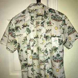 Hawaiian shirt J Crew. Button up.